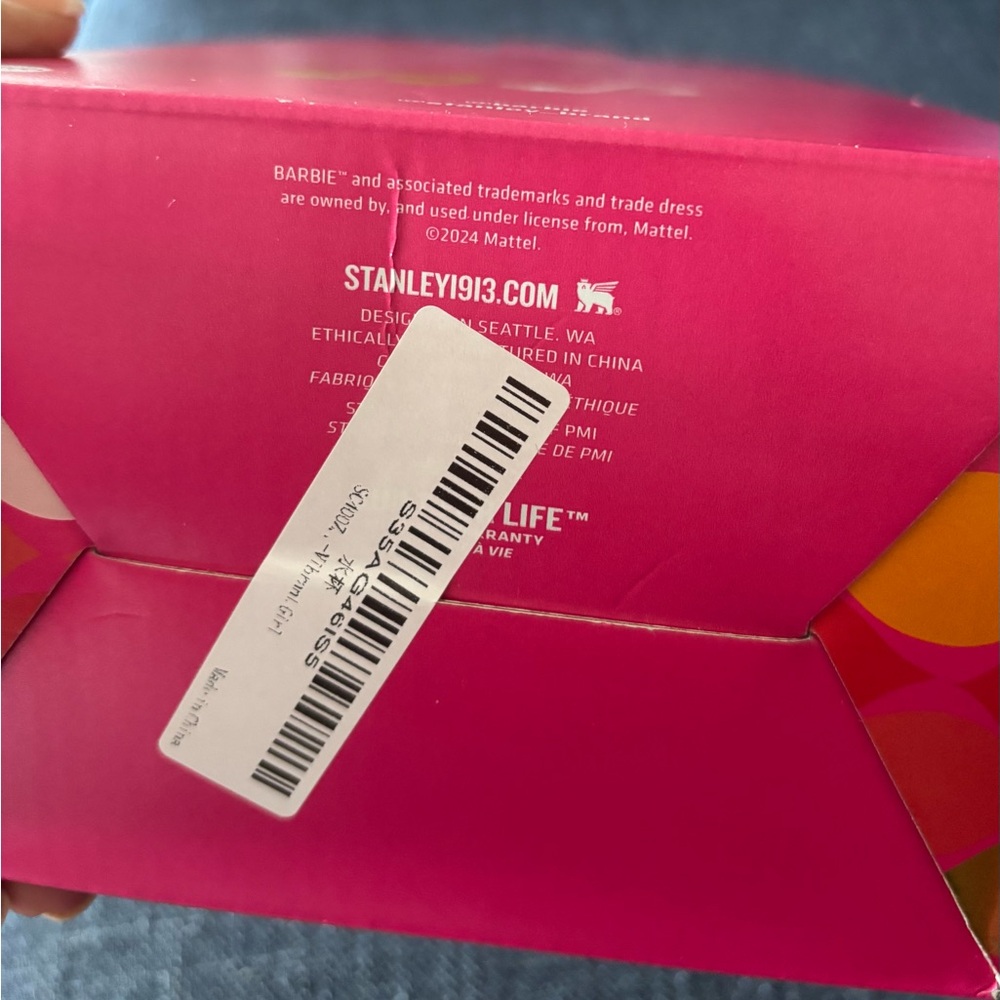 Stanley X Barbie Twist ‘N Turn FLOWSTATE H2.0 40 oz Pink Tumbler BNIB - Picture 11 of 15